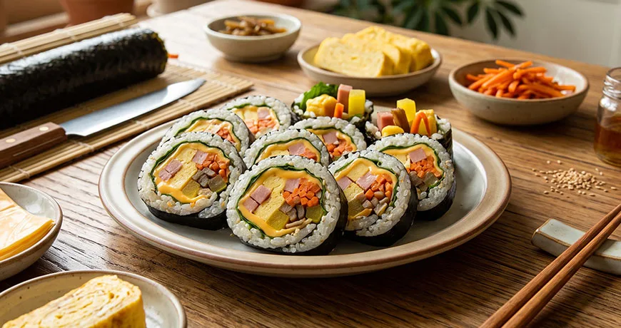 Cheese Gimbap | 치즈김밥