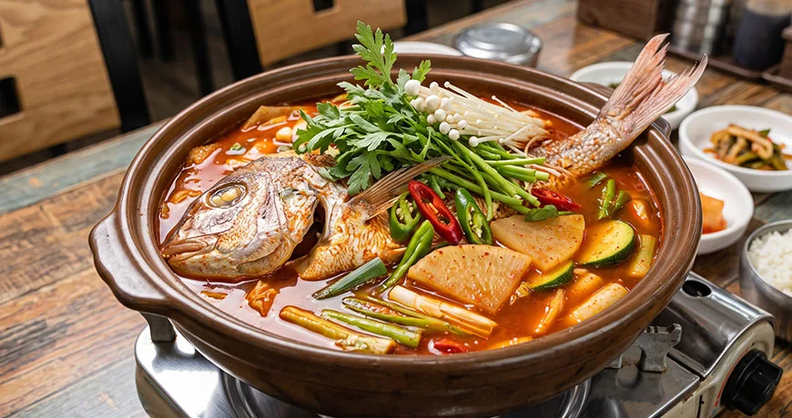 Spicy Sea Bream Stew | 도미매운탕