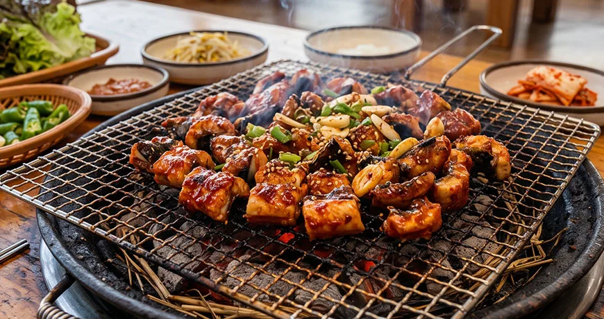 Grilled Sea Eel | 곰장어구이