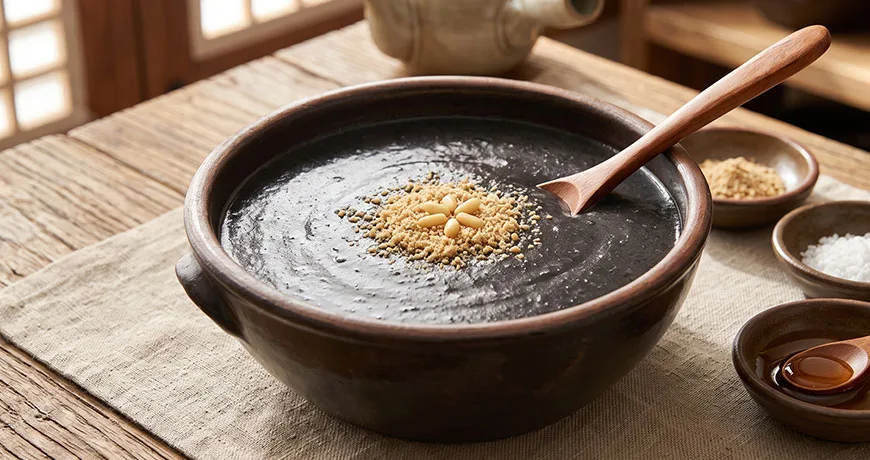 Black Sesame Porridge | 흑임자죽