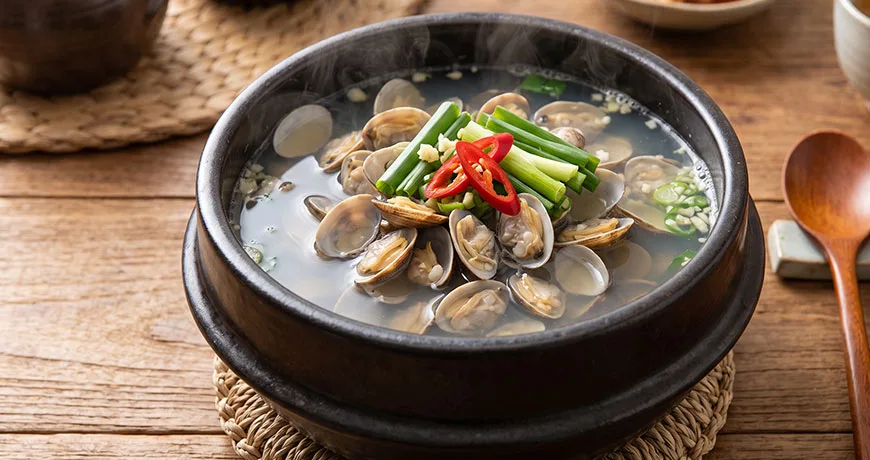 Freshwater Marsh Clam Soup | 재첩국