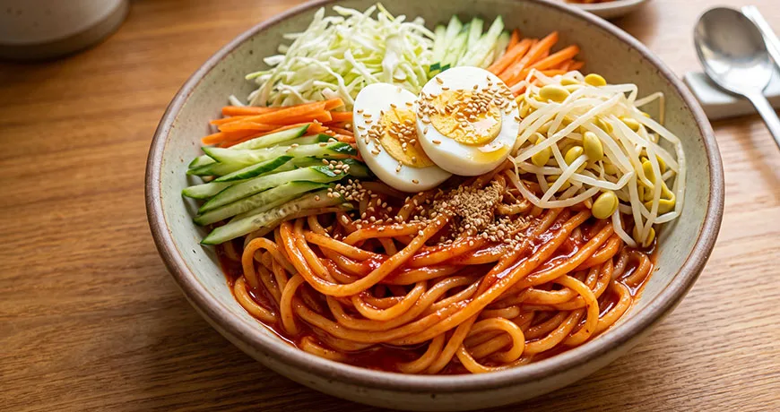 Spicy Chewy Noodles | 쫄면