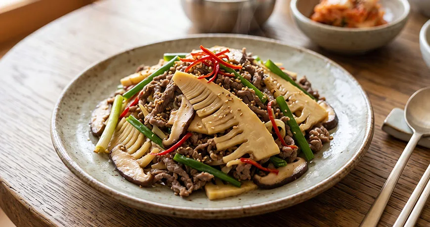 Stir-fried Bamboo Shoots | 죽순볶음