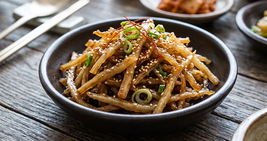 Stir-fried Dried Filefish Strips | 쥐치채볶음