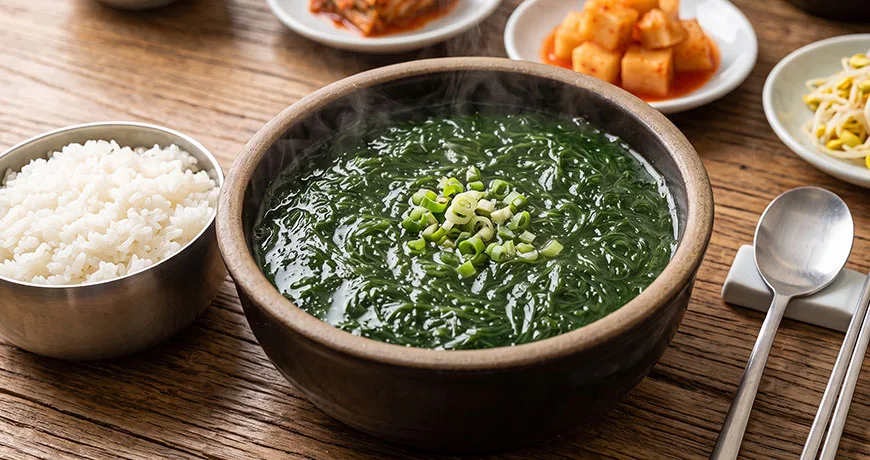 Seaweed Fulvescens Soup | 매생잇국