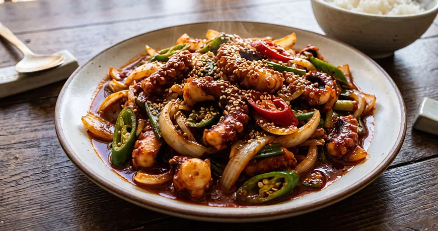 Stir-fried Octopus | 낙지볶음