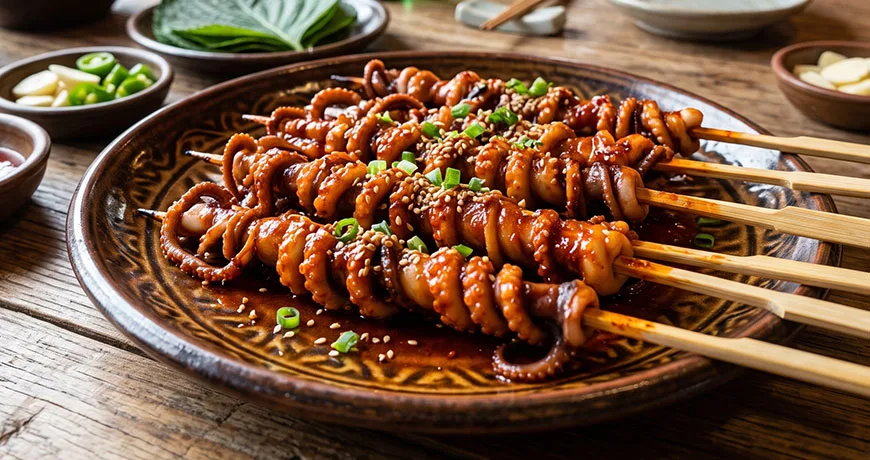 Grilled Whole Octopus | 낙지호롱