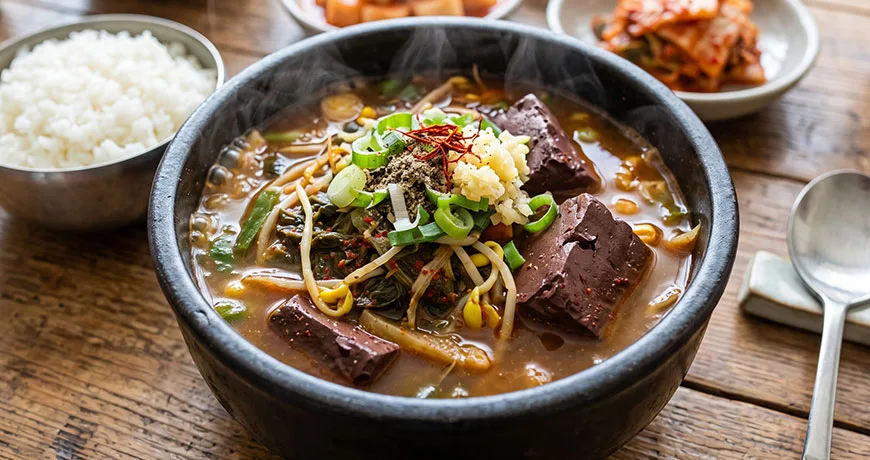 Beef Blood Soup | 선짓국